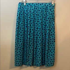 Pendleton Vintage 80's Blue Geometric Print Skirt Size 12